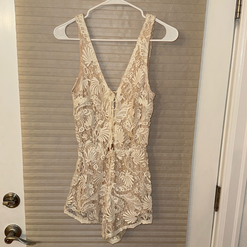 Winston White Knit Romper